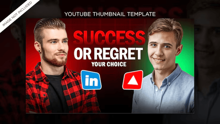 Success or regret banner